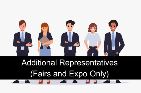 Picture for category Additional Representatives (Fairs and Expo only)